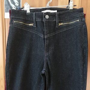 sz 30 LEVI'S Black high rise skinny ankle JEANS